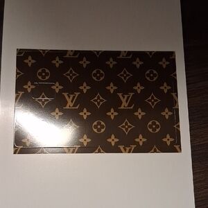 Louis Vuitton Monogram Card Skin in Brown and Tan Debit Card Sticky